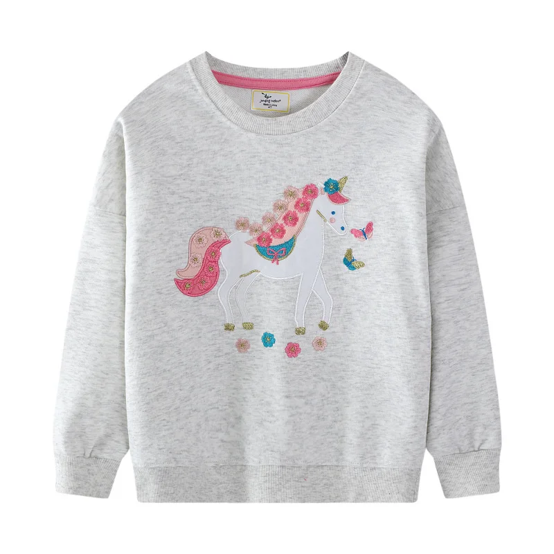 Jumping Meters 2-7T Long Sleeve Kids Girls Sweatshirts Unicorns Rainbow Autumn Spring Children's Clothing Toddler Shirts
Jumping Meters 2-7T Long Sleeve Kids Girls Sweatshirts Unicorns Rainbow Autumn Spring Children's Clothing Toddler Shirts