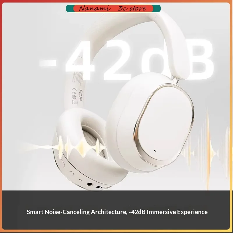 FiiO EH13 Over-Ear Headphones 40mm Dynamic Driver Bluetooth 6.0 ANC Active Noise Cancelling 42dB LDAC Wired Gaming Earphones
FiiO EH13 Over-Ear Headphones 40mm Dynamic Driver Bluetooth 6.0 ANC Active Noise Cancelling 42dB LDAC Wired Gaming Earphones