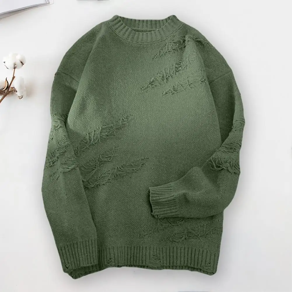 Retro Hole Fringed Sweater Knitted Men Sweater Long Sleeve Sweater Streetwear Hip Hop High Street Vintage Male Pullover
Retro Hole Fringed Sweater Knitted Men Sweater Long Sleeve Sweater Streetwear Hip Hop High Street Vintage Male Pullover