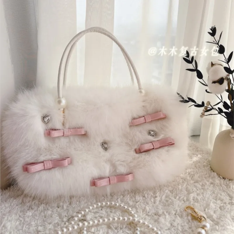 JIAERDI Sweet Cute Plush Y2k Hand Bag Women Hot Girls Pearls Chic Casual Crossbody Bags Female Harajuku Messenger Bag Wallet
JIAERDI Sweet Cute Plush Y2k Hand Bag Women Hot Girls Pearls Chic Casual Crossbody Bags Female Harajuku Messenger Bag Wallet