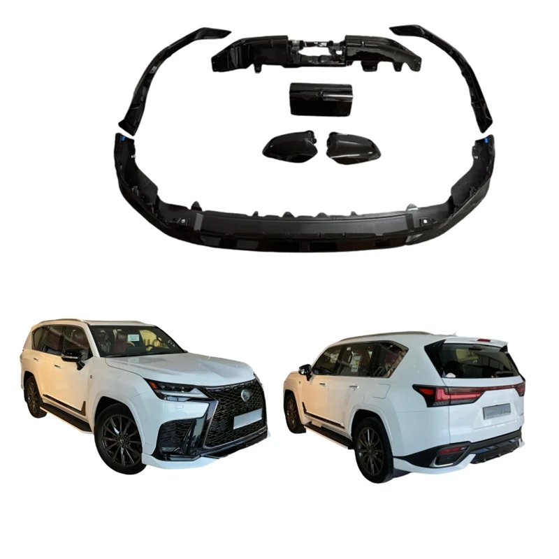 Middle East F-sport Body Kit for 2025 Lexus LX600 Conversion Front Lip Rear Diffuser Side Mirror Cover Sport Bodykit
Middle East F-sport Body Kit for 2025 Lexus LX600 Conversion Front Lip Rear Diffuser Side Mirror Cover Sport Bodykit