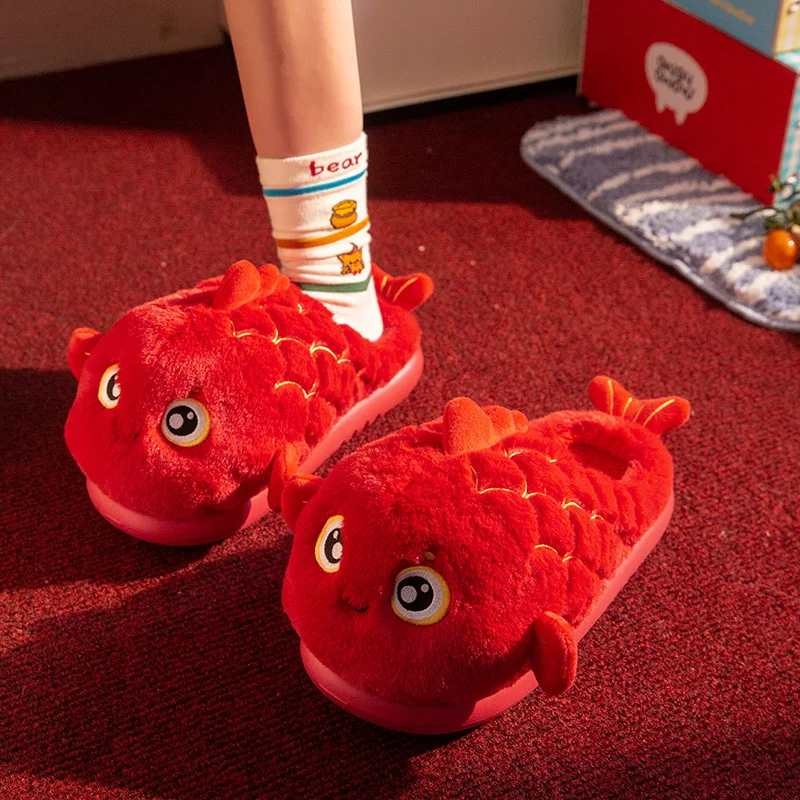 Koi Cotton Slippers for Women 2025 New Style Indoor Home Anti-slip and Warm Fleece Slippers, Winter Cotton Slippers for Women
Koi Cotton Slippers for Women 2025 New Style Indoor Home Anti-slip and Warm Fleece Slippers, Winter Cotton Slippers for Women