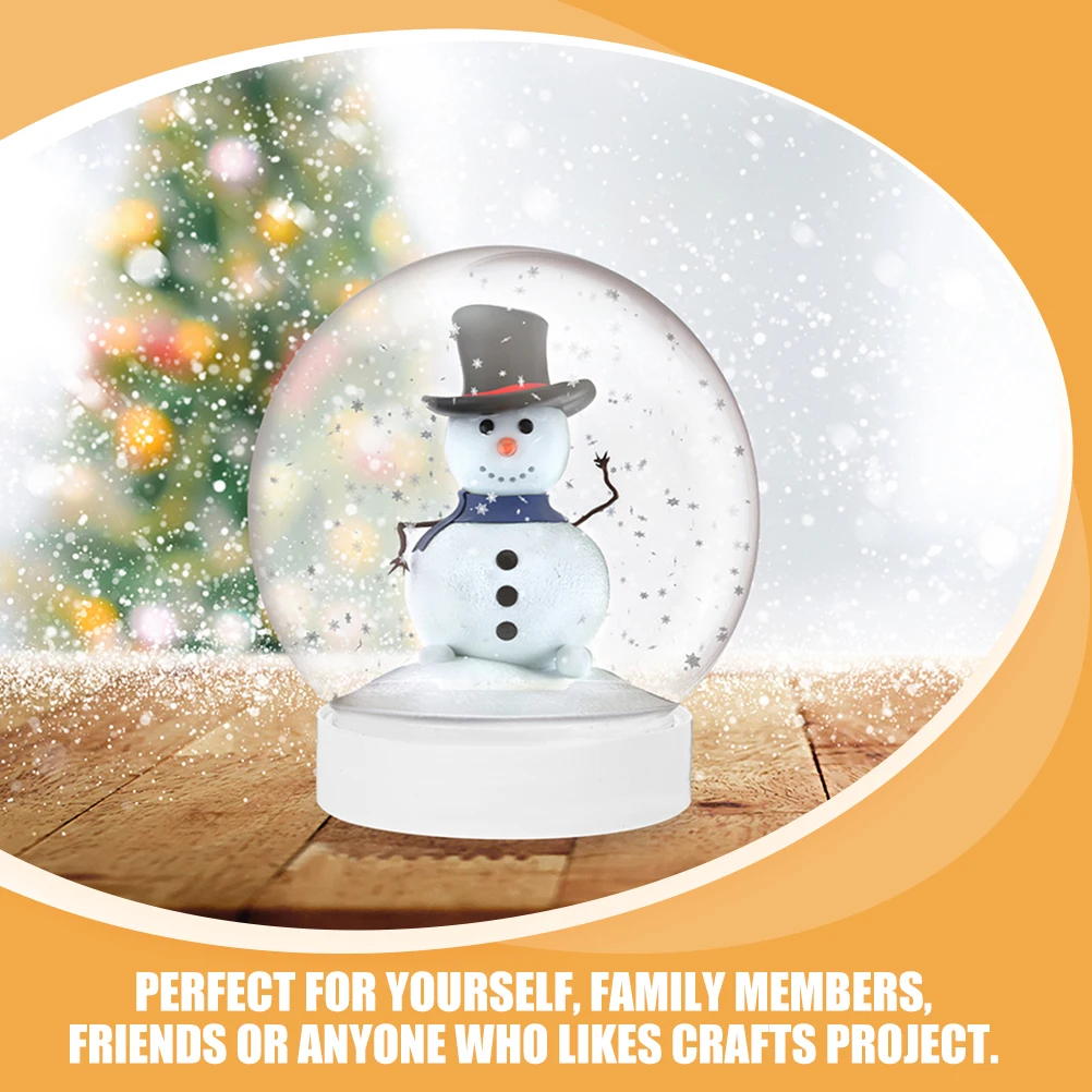 12pcs Snow Globe Accessories Clear Plastic Spheres Empty Water Globes for Diy Crafts Project Holiday Decorations Christmas
12pcs Snow Globe Accessories Clear Plastic Spheres Empty Water Globes for Diy Crafts Project Holiday Decorations Christmas