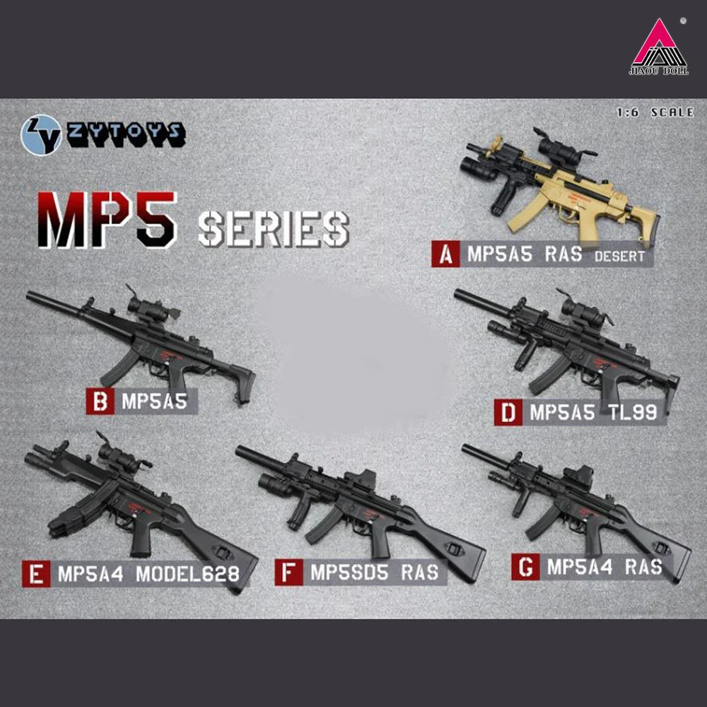 ZYTOYS ZY8042 1/6 Scale MP5 Submachine Gun Plastic Weapon Accessories Model Fit 12'' Soldier Action Figure Body Doll
ZYTOYS ZY8042 1/6 Scale MP5 Submachine Gun Plastic Weapon Accessories Model Fit 12'' Soldier Action Figure Body Doll