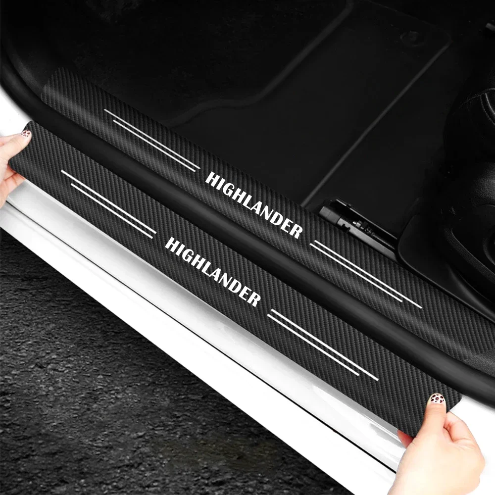 4 Piece Set of Car Door Sill Stickers Anti Abrasion Scratch Car 3D Carbon Fiber Door Sill Protector For Toyota Highlander
4 Piece Set of Car Door Sill Stickers Anti Abrasion Scratch Car 3D Carbon Fiber Door Sill Protector For Toyota Highlander