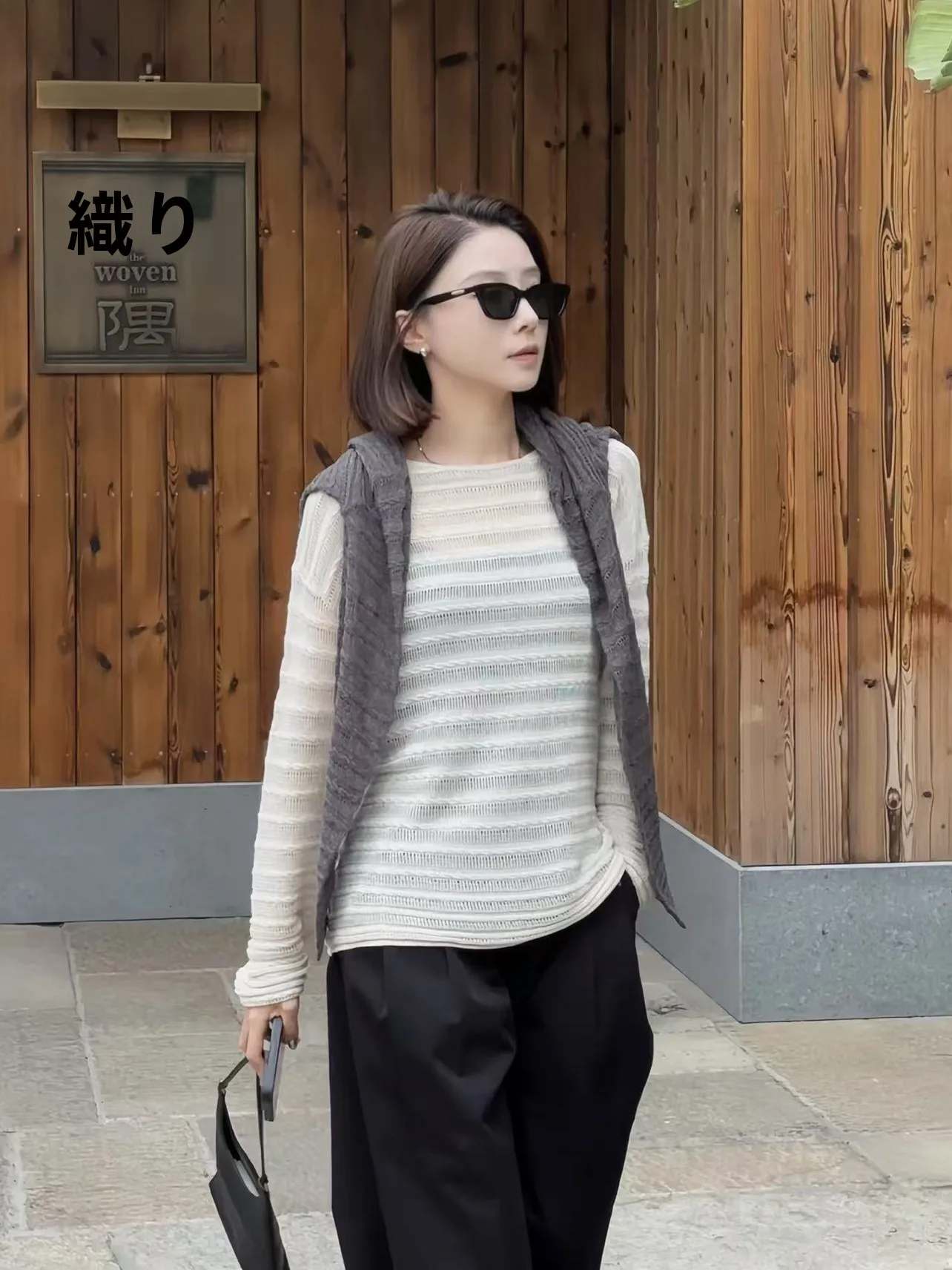 Fashionable Early Spring Knitted Top Textured Design Week Elegantly Lazy Style Long Sleeve round Neck Regular Length
Fashionable Early Spring Knitted Top Textured Design Week Elegantly Lazy Style Long Sleeve round Neck Regular Length