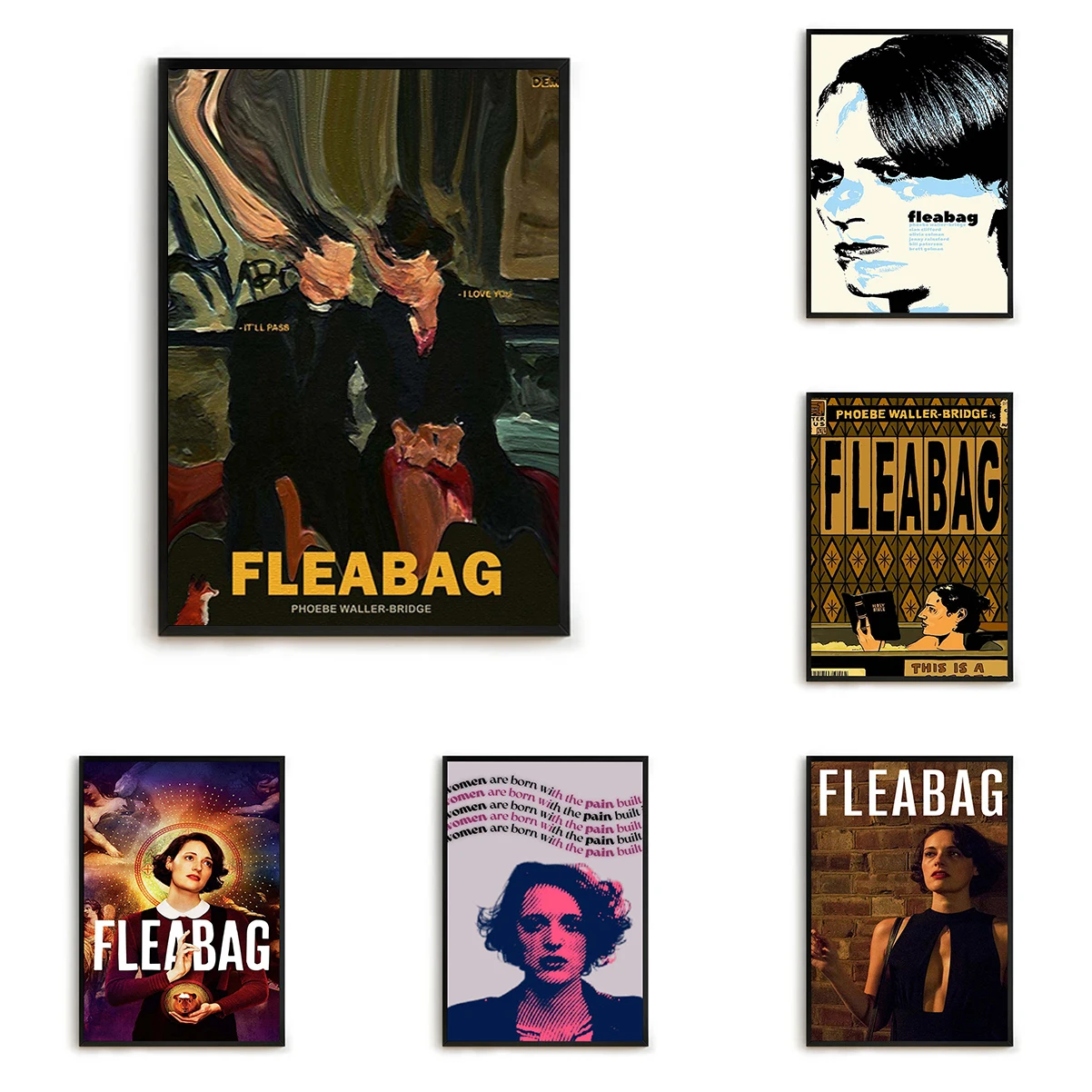 Lassic Tv Show Fleabag Classic Vintage Posters Interior Fabric Poster Aesthetic Home and Decoration Room Canvas Wall Art Mural
Lassic Tv Show Fleabag Classic Vintage Posters Interior Fabric Poster Aesthetic Home and Decoration Room Canvas Wall Art Mural