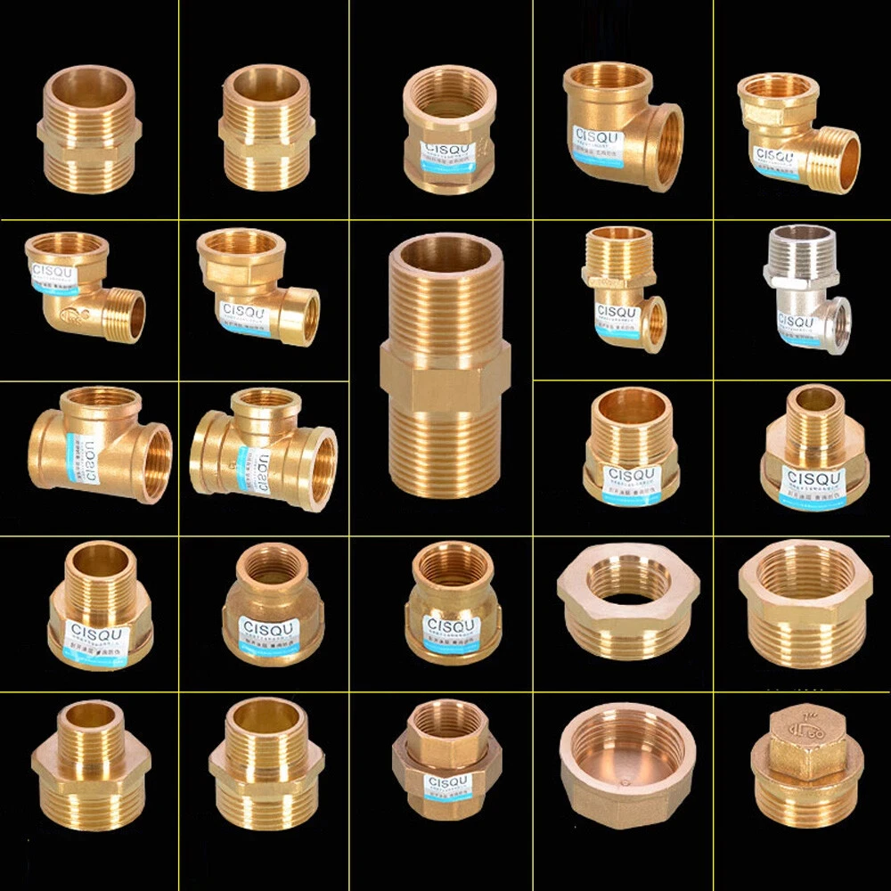 Латунные фитинги для труб 1/2 "3/4" 1 "BSP, ниппели с наружной и внутренней резьбой, переходник для медного разъема, адаптер для садового водяного шланга
Латунные фитинги для труб 1/2 "3/4" 1 "BSP, ниппели с наружной и внутренней резьбой, переходник для медного разъема, адаптер для садового водяного шланга