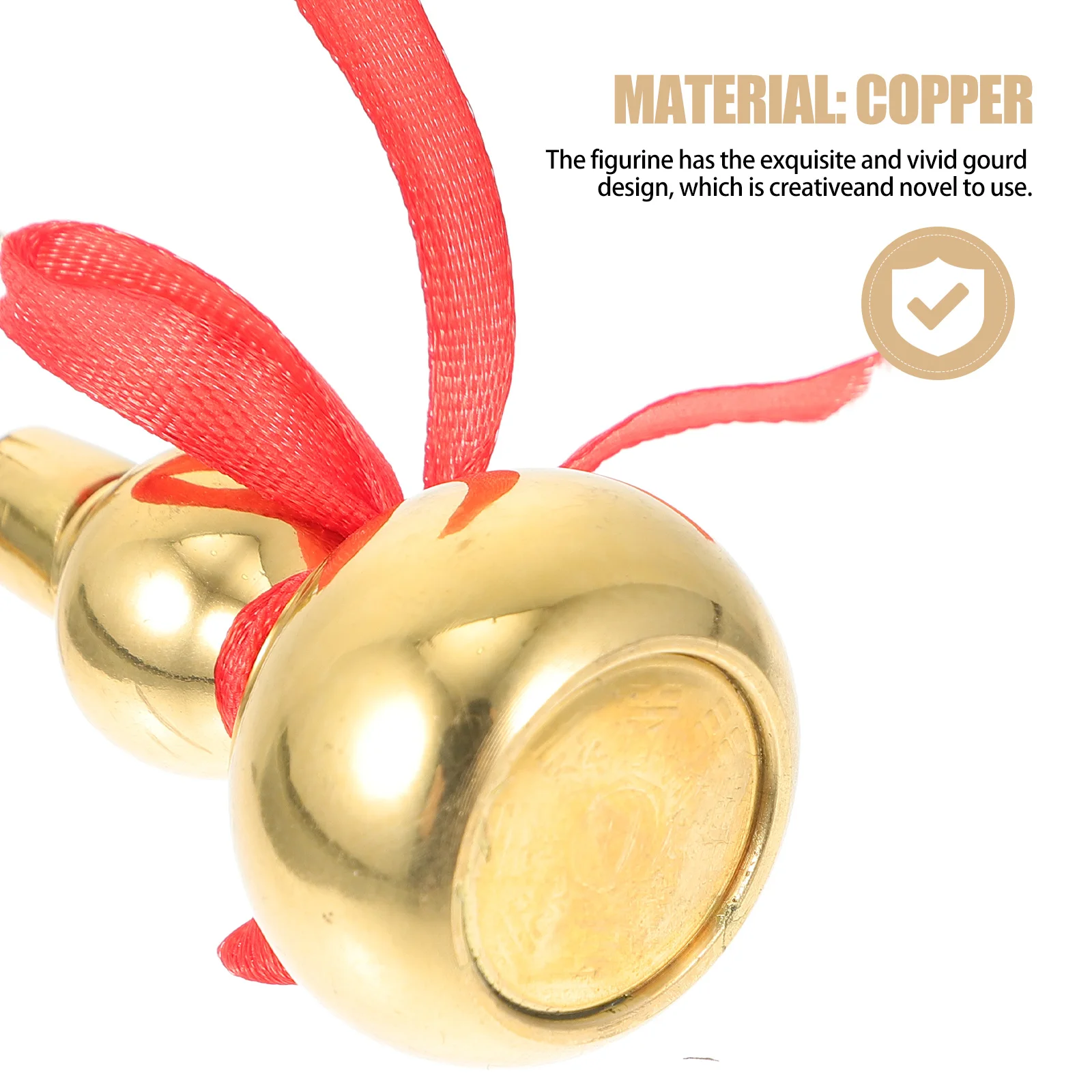 Copper Gourd Ornaments Mini Decor Home Accessories Statue Chinese Pendant Wealth Gourd Craft Desktop Decor Novelty
Copper Gourd Ornaments Mini Decor Home Accessories Statue Chinese Pendant Wealth Gourd Craft Desktop Decor Novelty