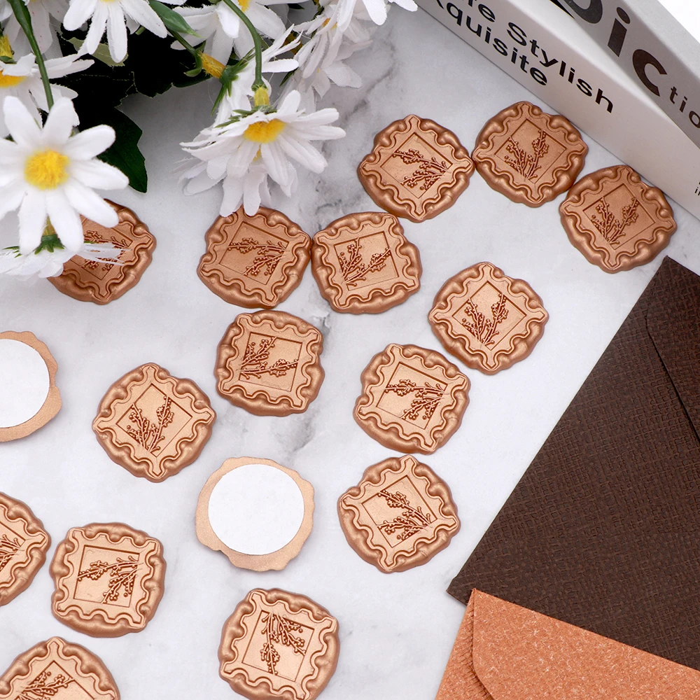 10pcs 3D Square Leaves Pattern Self-Adhesive Wax Seal Stickers Wedding Invitations Envelope Seal Stickers Envelopes, Gift Wrap
10pcs 3D Square Leaves Pattern Self-Adhesive Wax Seal Stickers Wedding Invitations Envelope Seal Stickers Envelopes, Gift Wrap