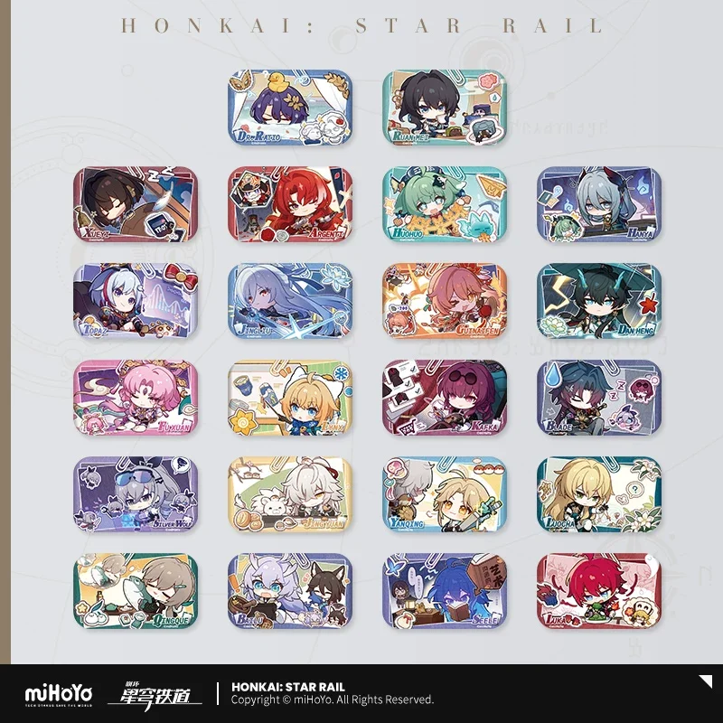 Presale Sunsyea Honkai Star Rail Official Merch miHoYo Original Authentic PMLYB Series Badge Blade Kafka Dan Heng
Presale Sunsyea Honkai Star Rail Official Merch miHoYo Original Authentic PMLYB Series Badge Blade Kafka Dan Heng