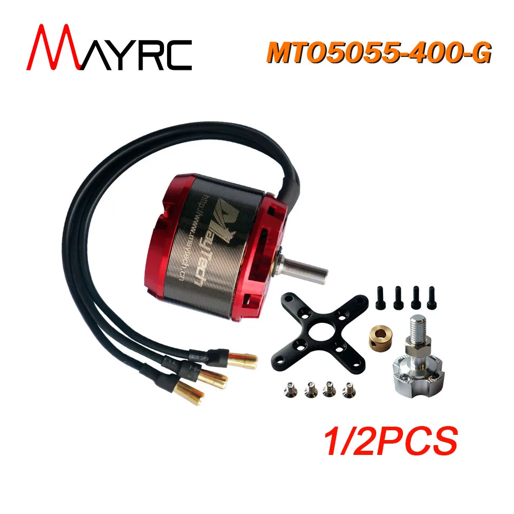 1/2PCS MAYRC 5055 400KV Max.Current 45A Brushless Outrunner Motor for Fixed-wing Aircraft Airplane FPV Biplanes RC Warbirds UAV
1/2PCS MAYRC 5055 400KV Max.Current 45A Brushless Outrunner Motor for Fixed-wing Aircraft Airplane FPV Biplanes RC Warbirds UAV