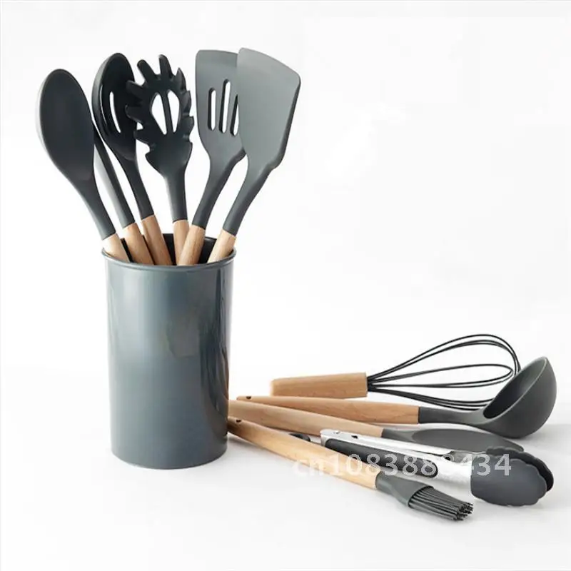 Silicone Kitchenware Cooking Utensils Heat Resistant Kitchen Non-Stick Cooking Utensils Kitchen Baking Tools with Storage Box
Silicone Kitchenware Cooking Utensils Heat Resistant Kitchen Non-Stick Cooking Utensils Kitchen Baking Tools with Storage Box