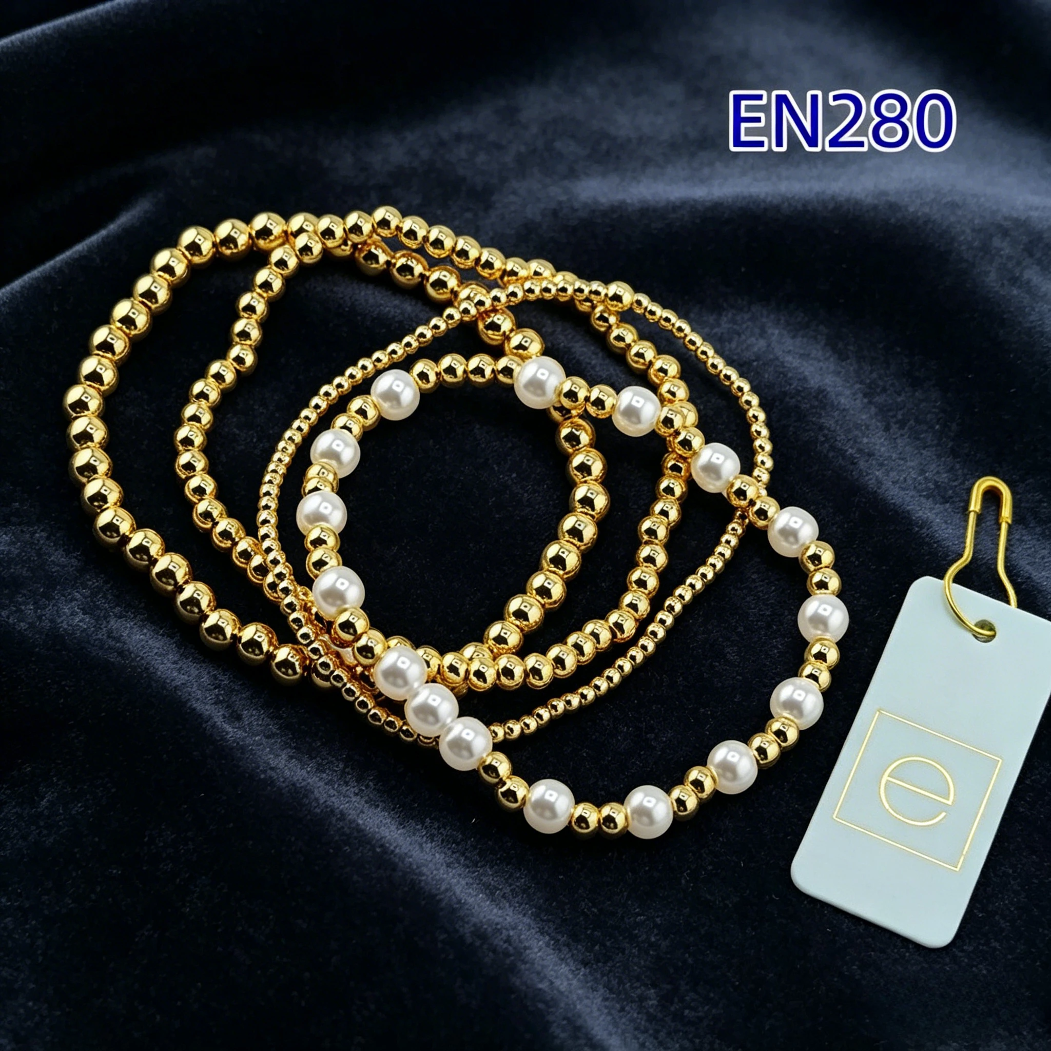 VKVVA Gold-Plated Bead & Pearl Stretch Bracelet Set, Minimalist Stackable Round Ball Elastic Chain Fashion Jewelry for Women
VKVVA Gold-Plated Bead & Pearl Stretch Bracelet Set, Minimalist Stackable Round Ball Elastic Chain Fashion Jewelry for Women