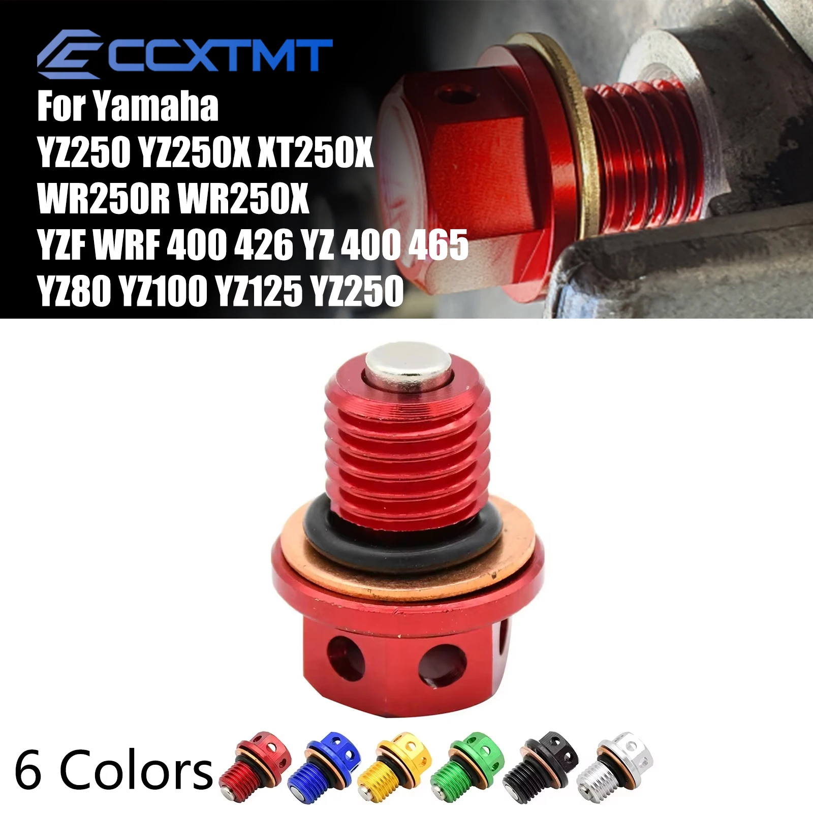 M12x1.5 Oil Drain Plug Bolt Screw For Yamaha YZ250 YZ250X XT250X WR250R WR250X YZF WRF 400 426 YZ 400 465 YZ80 YZ100 YZ125 YZ250
M12x1.5 Oil Drain Plug Bolt Screw For Yamaha YZ250 YZ250X XT250X WR250R WR250X YZF WRF 400 426 YZ 400 465 YZ80 YZ100 YZ125 YZ250