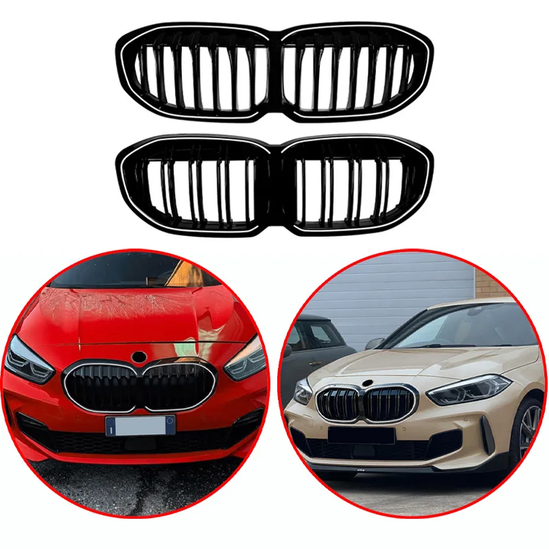 For BMW 1 Series F40 2019-2024 High Quality ABS Single Line & Double Lines LED Kidney Grille Front Racing Grills Gloss Black
For BMW 1 Series F40 2019-2024 High Quality ABS Single Line & Double Lines LED Kidney Grille Front Racing Grills Gloss Black