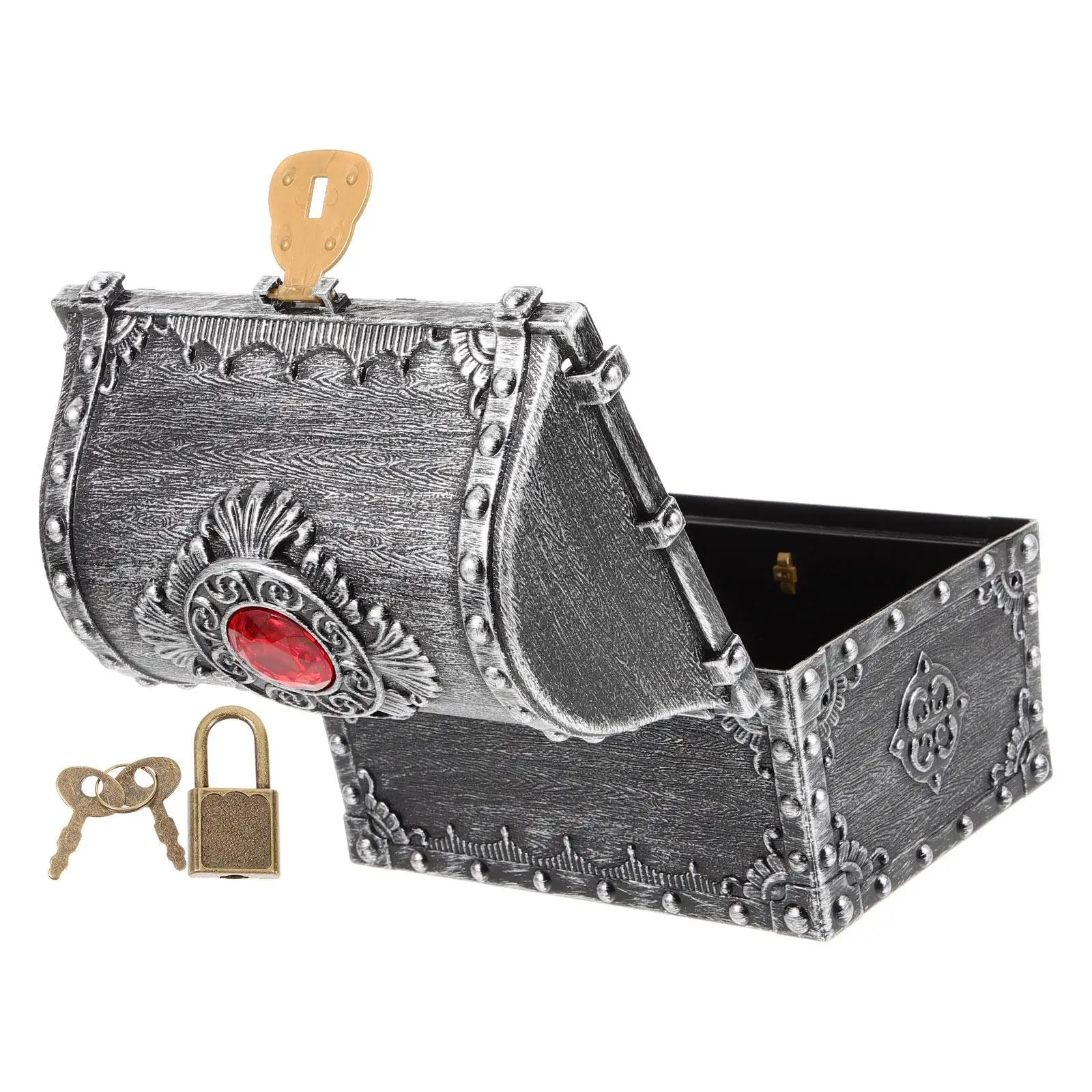 Pirate Treasure Chest Box Props Small Plastic Kids Storage Toys Mini Chest Lock Key Retro Decor GiftVintage Party Supplies
Pirate Treasure Chest Box Props Small Plastic Kids Storage Toys Mini Chest Lock Key Retro Decor GiftVintage Party Supplies