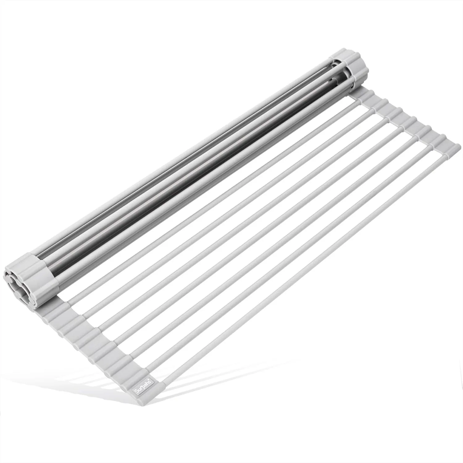 Roll-Up Dish Drying Rack 17.5 X 13.1 Inch For Over Sink Use Heavy Duty Silicone Non Slip Heat Resistant Warm Gray
Roll-Up Dish Drying Rack 17.5 X 13.1 Inch For Over Sink Use Heavy Duty Silicone Non Slip Heat Resistant Warm Gray