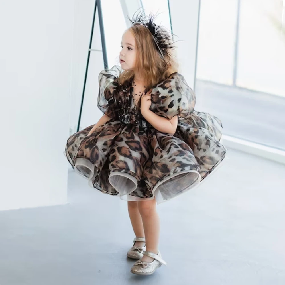 Leopard Princess Party Baby Girl Dress Toddler Tulle Wedding Bridesmaid Evening Dresses for Girls 1st Birthday Prom Tutu Costume
Leopard Princess Party Baby Girl Dress Toddler Tulle Wedding Bridesmaid Evening Dresses for Girls 1st Birthday Prom Tutu Costume
