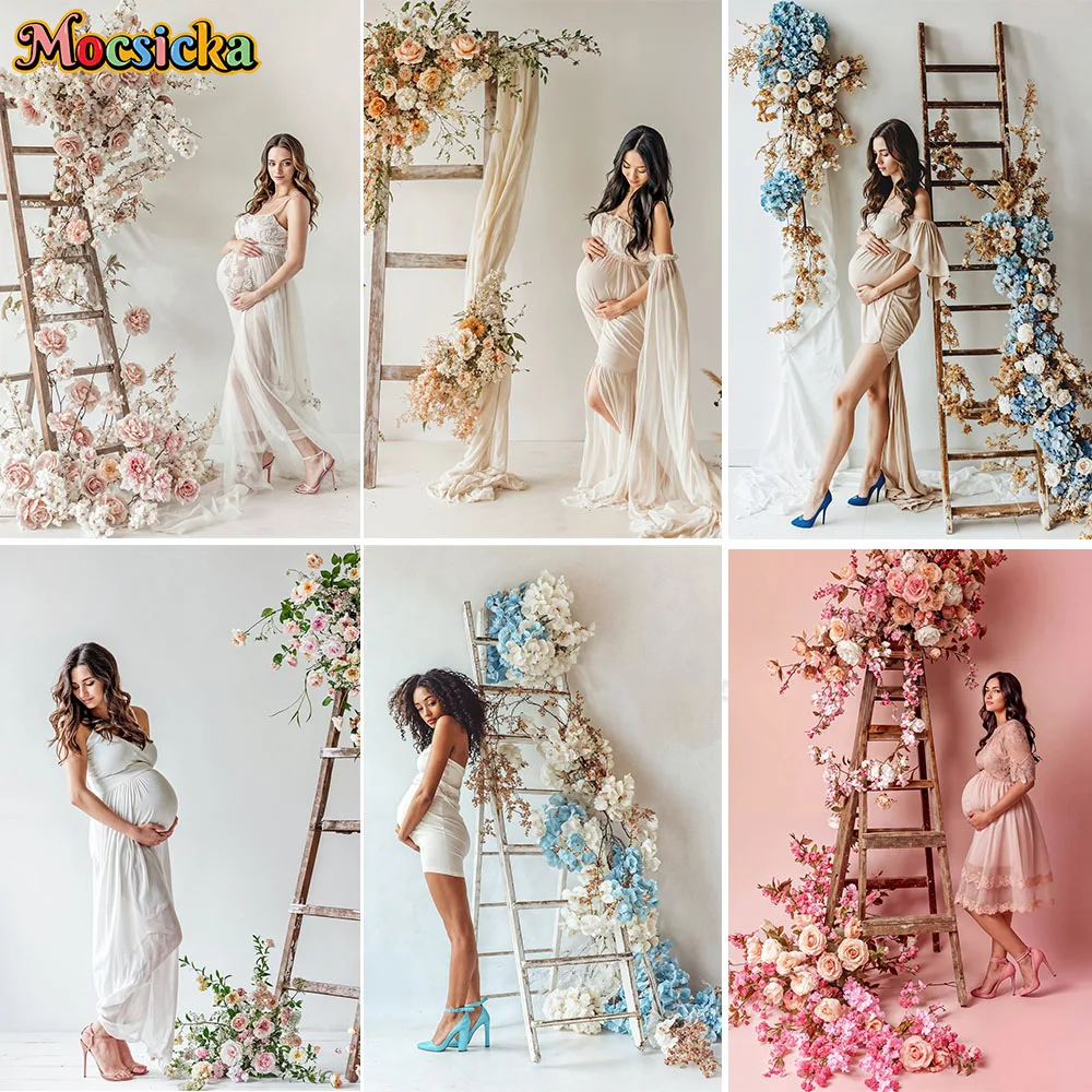 Mocsicka Maternity Portrait Backdrop Photography Bohemian Floral Ladder Wedding Background Baby Show Birthday Photozone Studio
Mocsicka Maternity Portrait Backdrop Photography Bohemian Floral Ladder Wedding Background Baby Show Birthday Photozone Studio