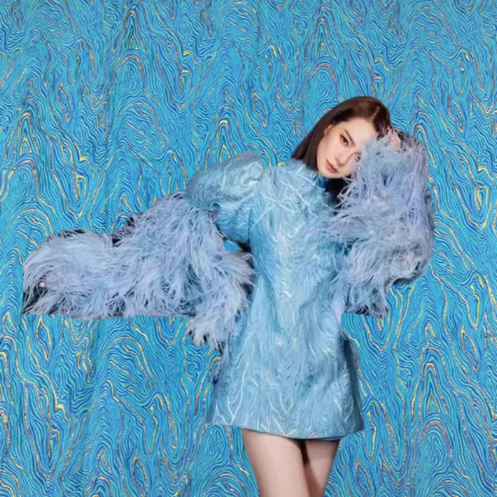 Золотая шелковая парча жаккардовая ткань с волнообразным узором для платьев, ветровок, модной одежды, оптовая продажа, материал на метры
Золотая шелковая парча жаккардовая ткань с волнообразным узором для платьев, ветровок, модной одежды, оптовая продажа, материал на метры