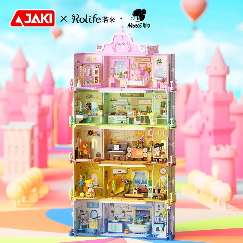 Jiaqi HK131 Girls Nanci Building Blocks Stacked House Girls Play House Doll Castle Toy Birthday Gift
Jiaqi HK131 Girls Nanci Building Blocks Stacked House Girls Play House Doll Castle Toy Birthday Gift