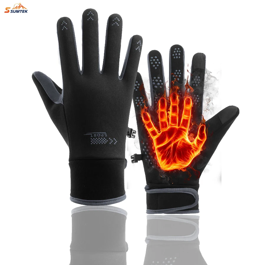Couple Winter Warm Gloves,Touchscreen Windproof Sports Fishing Driving Motorcycle Ski Non-slip Warm Cycling GlovesGUO
Couple Winter Warm Gloves,Touchscreen Windproof Sports Fishing Driving Motorcycle Ski Non-slip Warm Cycling GlovesGUO