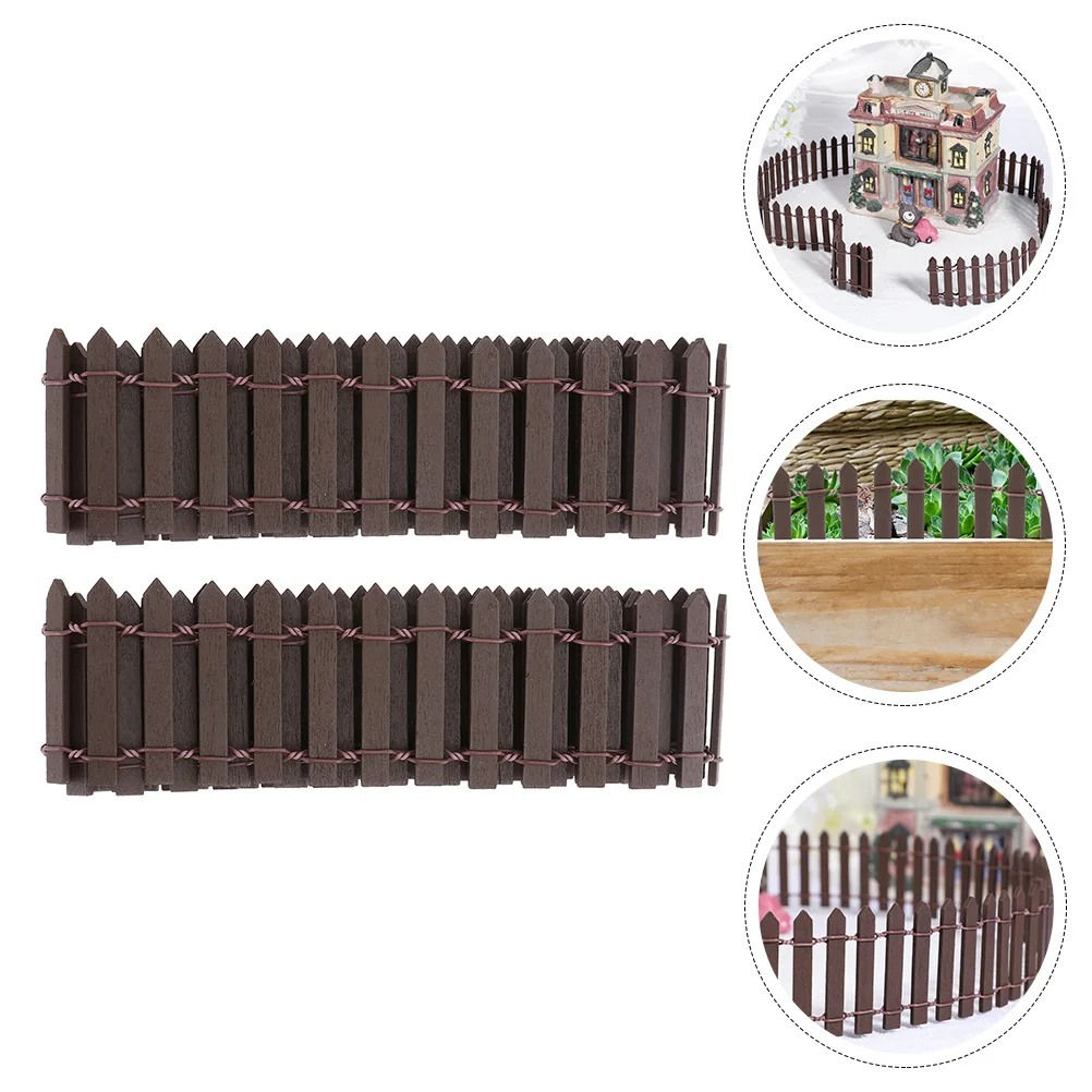 2Pcs Mini Decorative Wood Iron Garden L Plant Waterproof Long Wood Fence nament Christmas DIY made Toy
2Pcs Mini Decorative Wood Iron Garden L Plant Waterproof Long Wood Fence nament Christmas DIY made Toy