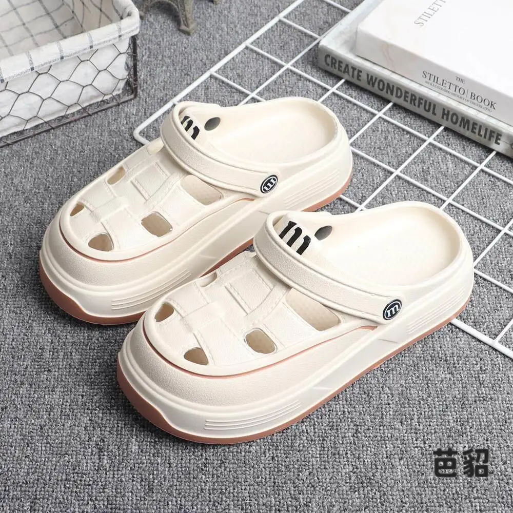 Summer Thick Bottom Breathable Hollow out Sandals Women's Flip Flops Two-Way Wear Beach Shoes Lightweight Slip-On Slippers
Summer Thick Bottom Breathable Hollow out Sandals Women's Flip Flops Two-Way Wear Beach Shoes Lightweight Slip-On Slippers