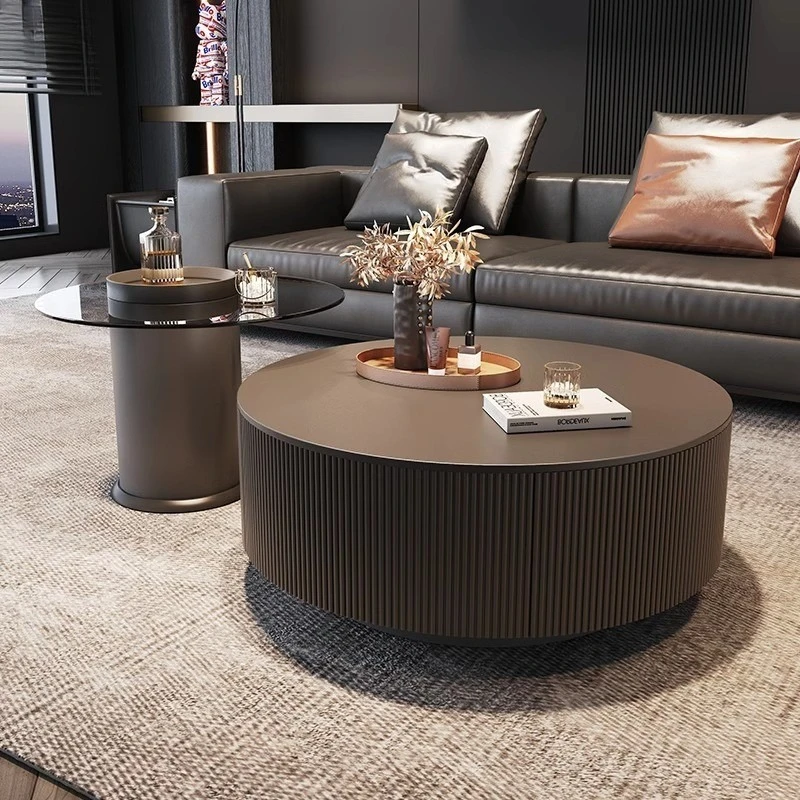 Тисненый круглый журнальный столик из каменной плиты, комбинация элитного черного цвета, современная гостиная, бытовая маленькая квартира, простая итальянская lig
Тисненый круглый журнальный столик из каменной плиты, комбинация элитного черного цвета, современная гостиная, бытовая маленькая квартира, простая итальянская lig