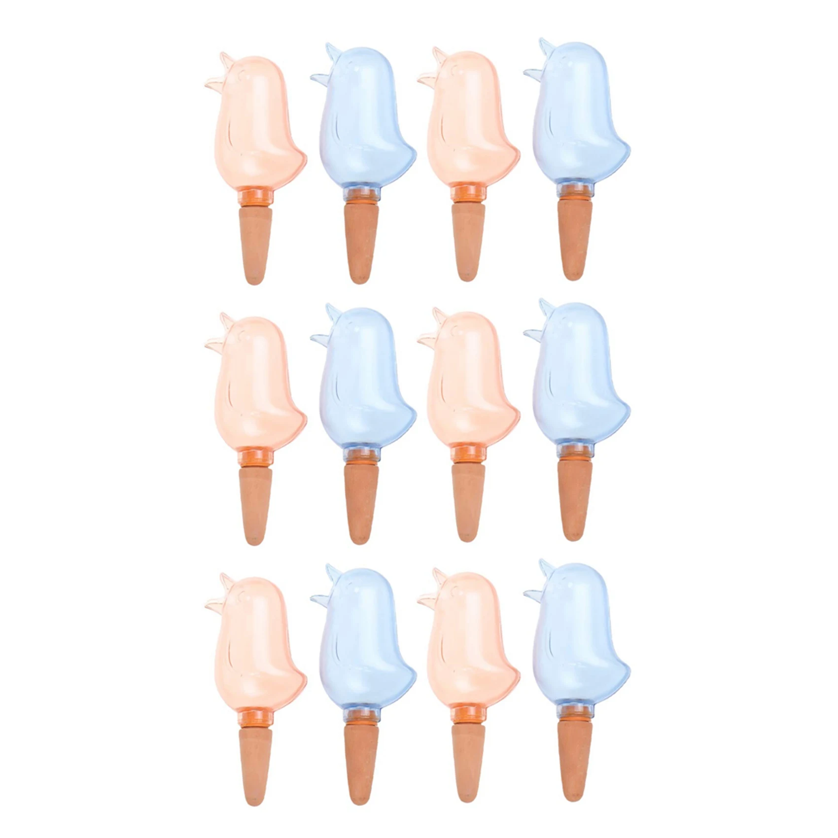 A01F-12 Pcs Bird Shape Clear Plant Waterer Clear Self Watering Devices Globes, Watering Spikes Drip Water Stakes System
A01F-12 Pcs Bird Shape Clear Plant Waterer Clear Self Watering Devices Globes, Watering Spikes Drip Water Stakes System