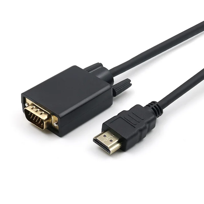10PCS 1.8M 1080P HDMI-compatible to VGA 15Pin Male Cable converter Adapter cord for HDTV HD LCD for Computer TV Projectors
10PCS 1.8M 1080P HDMI-compatible to VGA 15Pin Male Cable converter Adapter cord for HDTV HD LCD for Computer TV Projectors