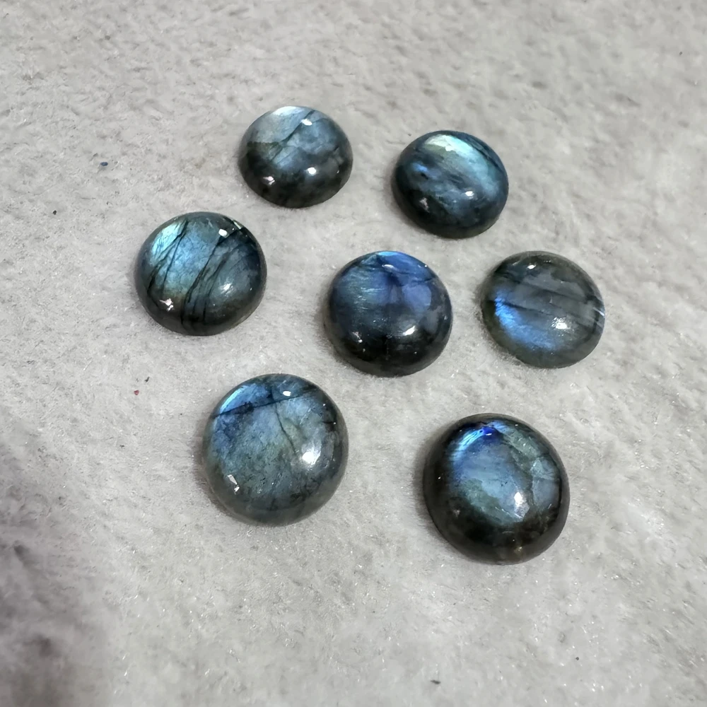 Wholesale 2pcs/pack Natural Blue Flash Labradorite Cabpchons Beads 15mm Round Gemstone Jewelry Pendant Accessories
Wholesale 2pcs/pack Natural Blue Flash Labradorite Cabpchons Beads 15mm Round Gemstone Jewelry Pendant Accessories