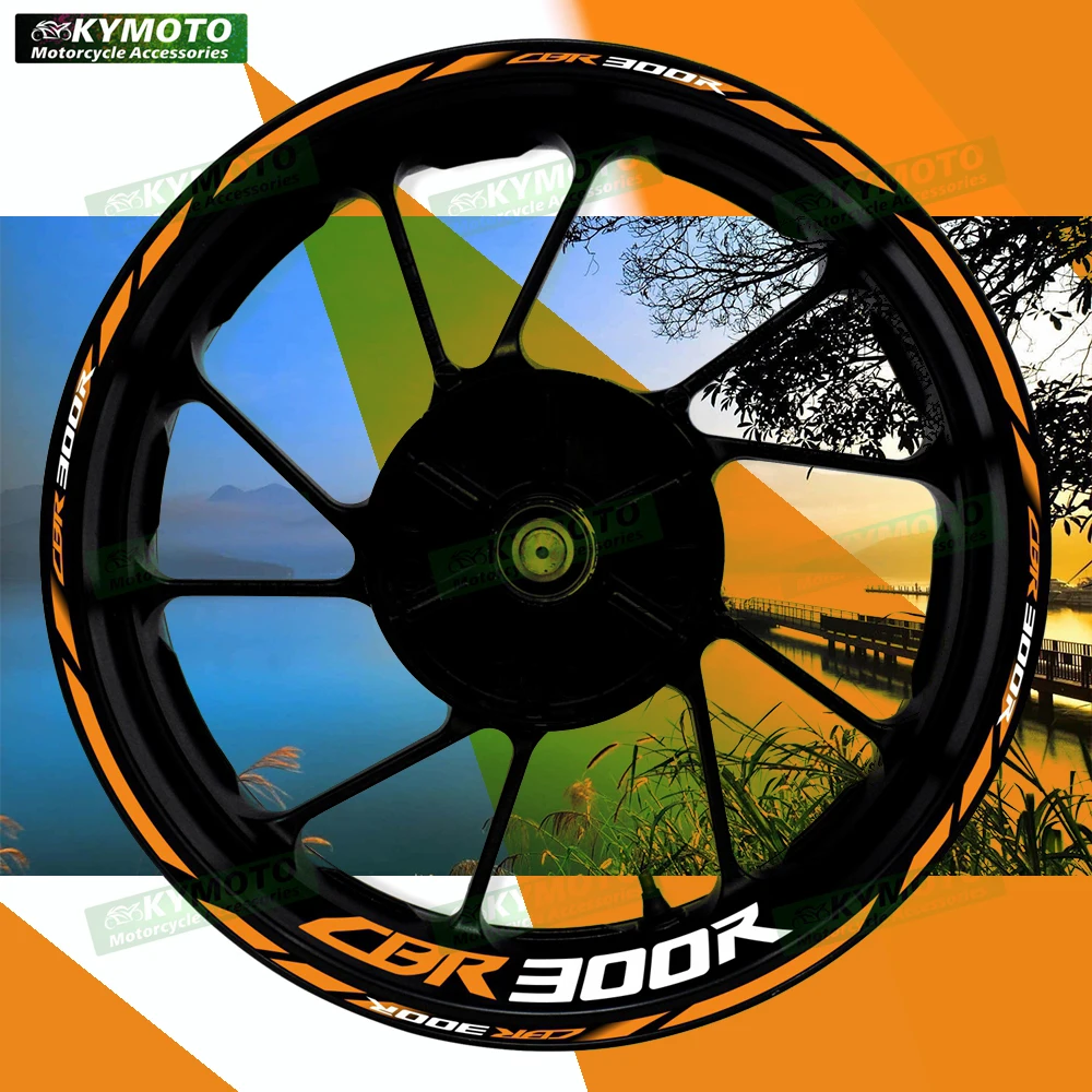 For Honda CBR300R CBR 300R reflective motorcycle stickers 17-inch front and rear wheel rims decals off-road fairing accessories
For Honda CBR300R CBR 300R reflective motorcycle stickers 17-inch front and rear wheel rims decals off-road fairing accessories