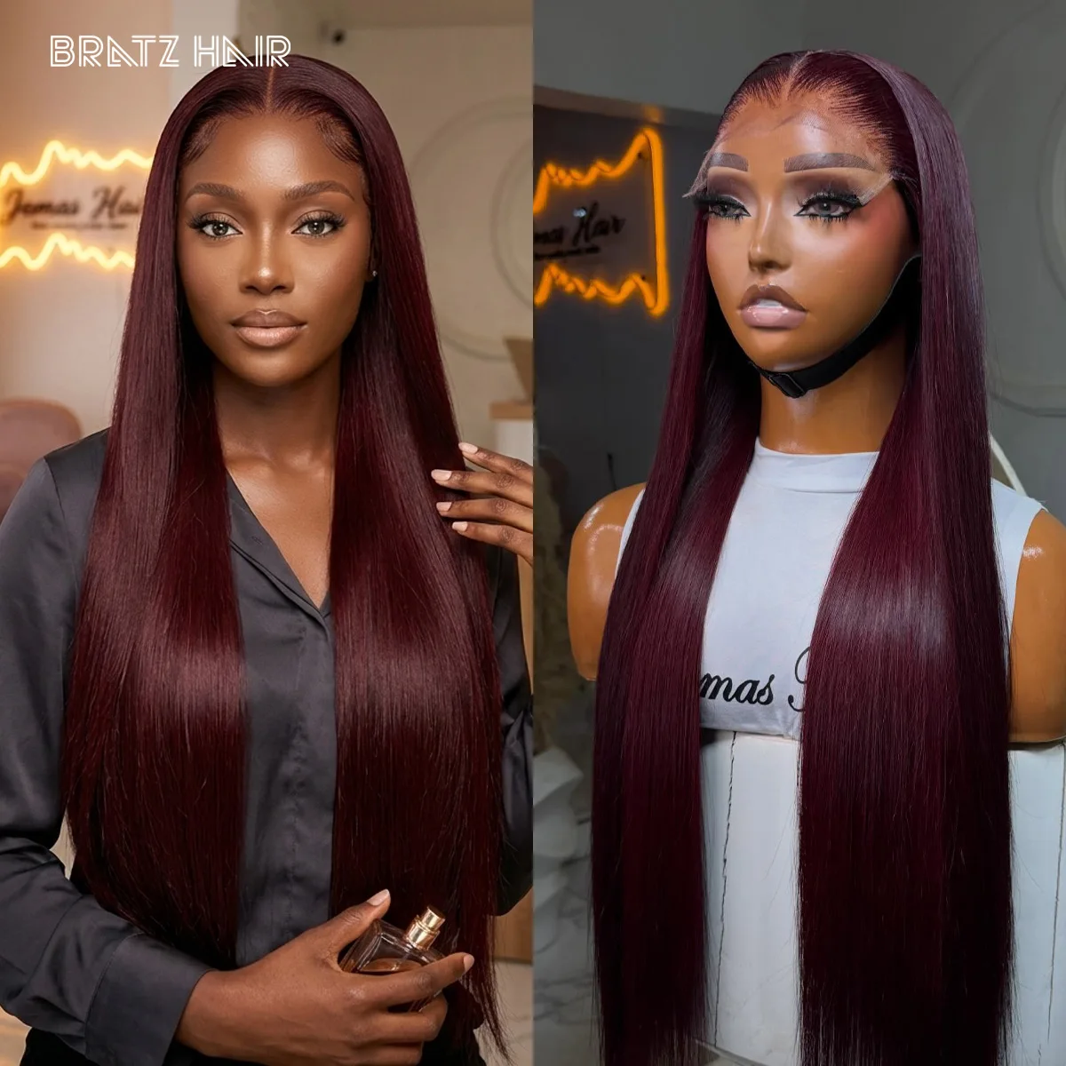 99j Burgundy Lace Front Wigs Human Hair 13x6 HD Wine Color Wig Human Hair 350 Density Straight Glueless Lace Wigs Ready to Wear
99j Burgundy Lace Front Wigs Human Hair 13x6 HD Wine Color Wig Human Hair 350 Density Straight Glueless Lace Wigs Ready to Wear