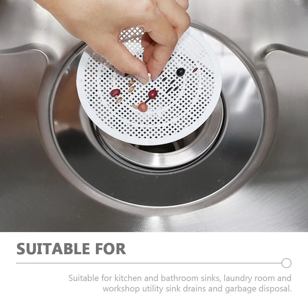 6pcs White Cuttable Kitchen Bathroom Sink Bathtub Balcony Hair Catcher Anti-blockage PP Material Fine Filtering Easy
6pcs White Cuttable Kitchen Bathroom Sink Bathtub Balcony Hair Catcher Anti-blockage PP Material Fine Filtering Easy
