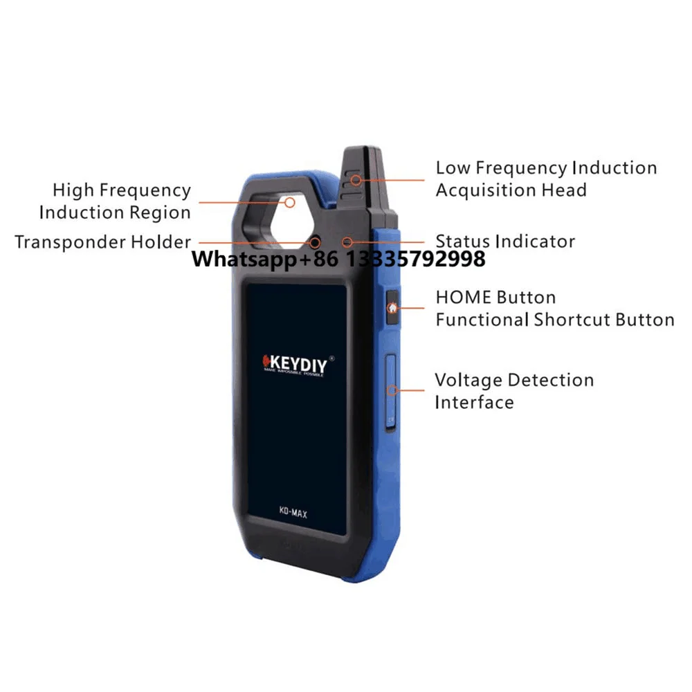 KEYDIY KD MAX Car Key Programmer Auto Remote Generator / Chip Reader / Frequency Tester Mutil-functional Smart Device
KEYDIY KD MAX Car Key Programmer Auto Remote Generator / Chip Reader / Frequency Tester Mutil-functional Smart Device