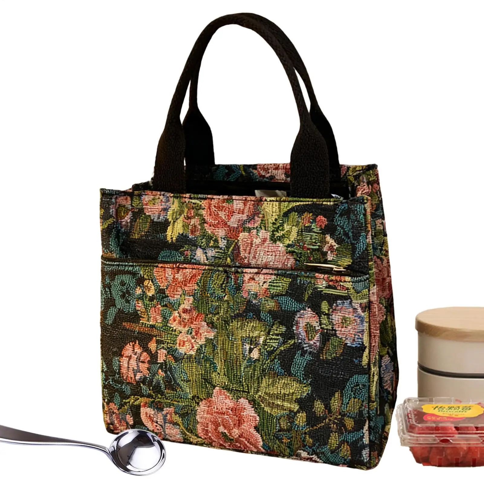 Insulated Lunch Bag Flower Waterproof Holder Lunch Tote Bag For Women For Work Food Girls Adults Kids Travel Outdoor Office
Insulated Lunch Bag Flower Waterproof Holder Lunch Tote Bag For Women For Work Food Girls Adults Kids Travel Outdoor Office