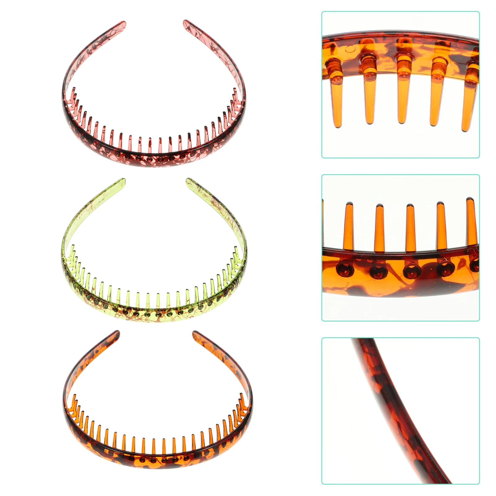 3 Pcs Styling Headband Hair Accessories Women Teeth Jagged Headdress Man with Clips
3 Pcs Styling Headband Hair Accessories Women Teeth Jagged Headdress Man with Clips