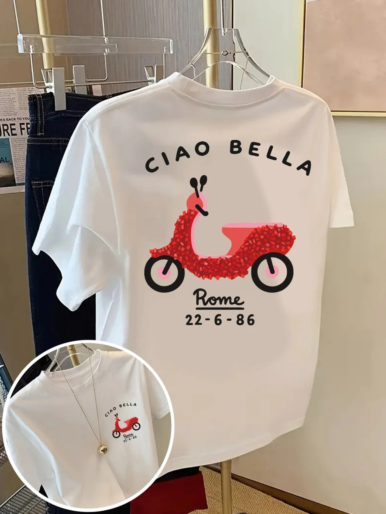 Men's Cotton T-shirt Men's and Women's Universal All-match Cotton Round Neck Y2K Retro Trend Pattern Printed Short Sleeve
Men's Cotton T-shirt Men's and Women's Universal All-match Cotton Round Neck Y2K Retro Trend Pattern Printed Short Sleeve