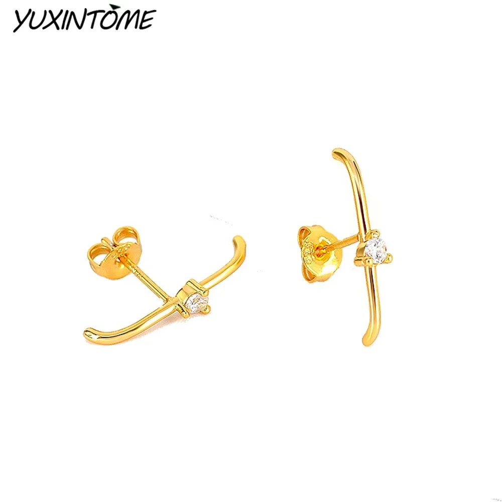925 Sterling Silver NeedleMinimalist E-shaped Zircon Stud Earrings women's Elegant and fashionable Earrings accessories Gift
925 Sterling Silver NeedleMinimalist E-shaped Zircon Stud Earrings women's Elegant and fashionable Earrings accessories Gift