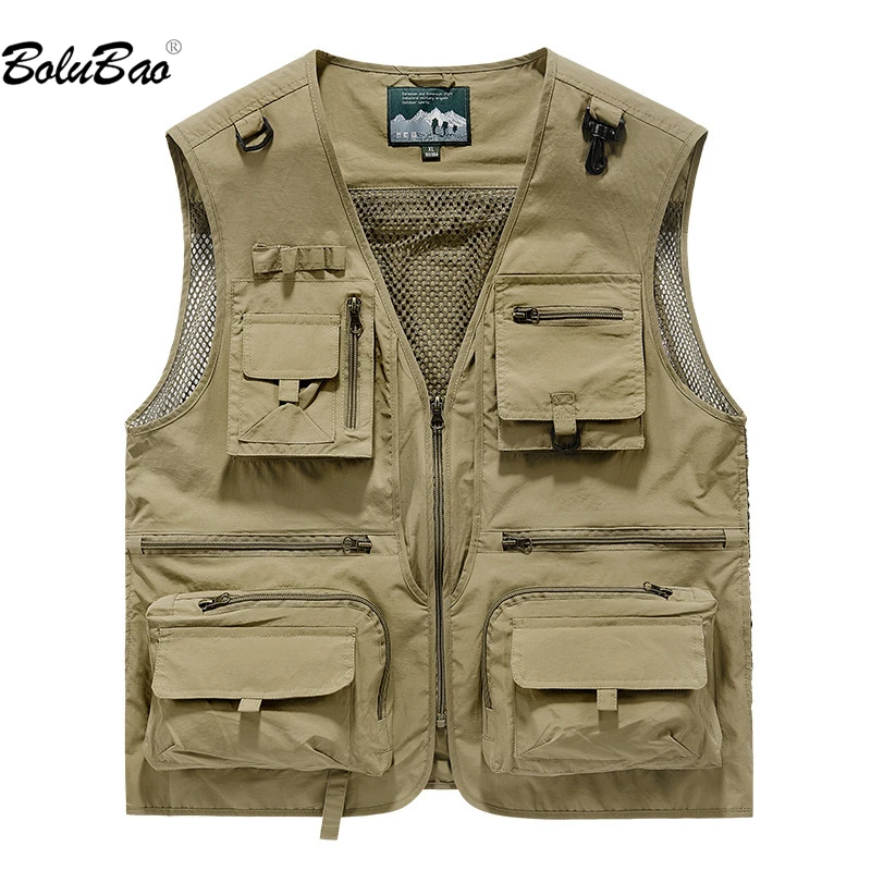 BOLUBAO 2023 Outdoor Casual Vest For Men Multi-Pocket Sleeveless Breathable Vest High-Quality Breathable Fashion Vest For Men
BOLUBAO 2023 Outdoor Casual Vest For Men Multi-Pocket Sleeveless Breathable Vest High-Quality Breathable Fashion Vest For Men