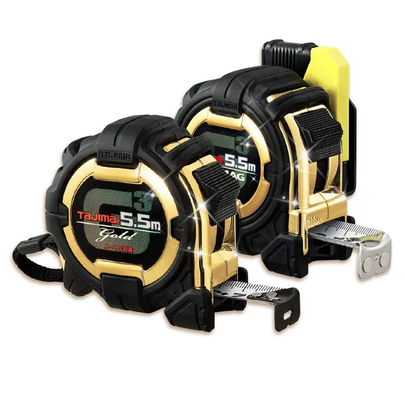 tajima G3 series Gold tape measure Steel tape measure 5.5 m 7.5 m ruler Double sided high precision with chain buckle
tajima G3 series Gold tape measure Steel tape measure 5.5 m 7.5 m ruler Double sided high precision with chain buckle