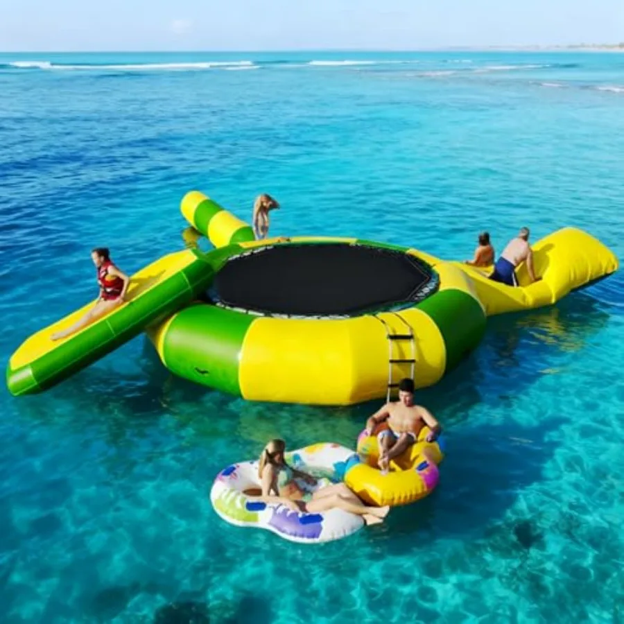 Water Inflatable Trampoline 10Ft/13Ft/16Ft for Lake Use PVC Material Blue Heavy-Duty UV-Resistant
Water Inflatable Trampoline 10Ft/13Ft/16Ft for Lake Use PVC Material Blue Heavy-Duty UV-Resistant