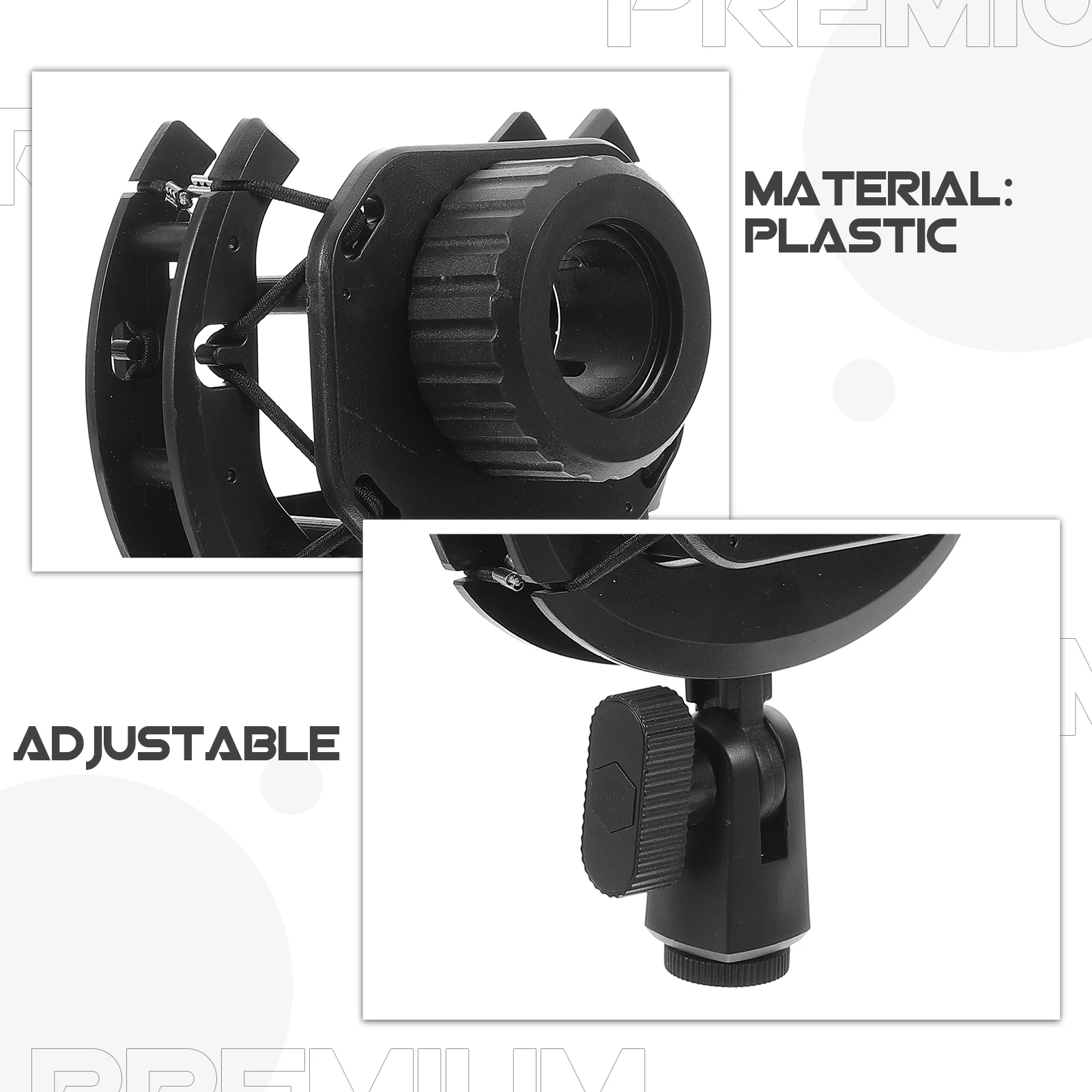 Microphone Anti-shake Bracket Vibration Holder Stand Anti-Vibration Plastic Shockproof Mount
Microphone Anti-shake Bracket Vibration Holder Stand Anti-Vibration Plastic Shockproof Mount