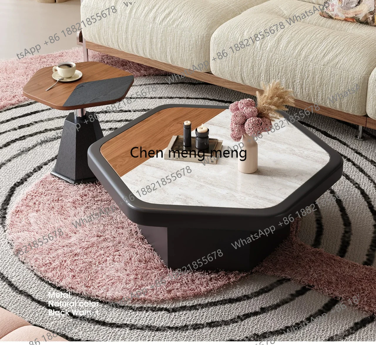Medieval special-shaped coffee table combination light luxury high-end designer rock slab stone coffee table
Medieval special-shaped coffee table combination light luxury high-end designer rock slab stone coffee table