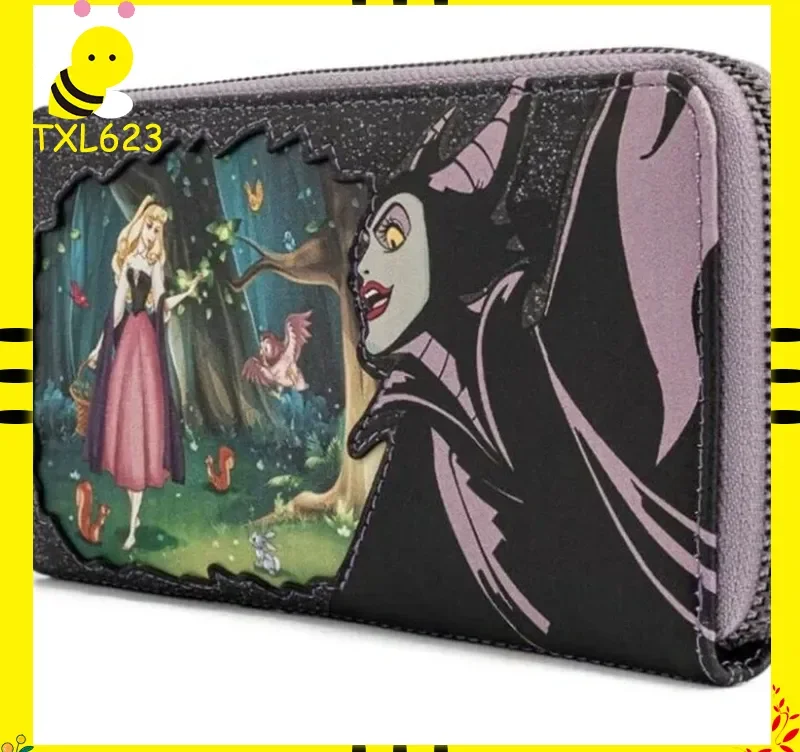 Кошелек в стиле аниме Disney Maleficent Villains Curse Your Hearts для женщин, стильный держатель для подарочной карты на тему принцессы, модный аксессуар
Кошелек в стиле аниме Disney Maleficent Villains Curse Your Hearts для женщин, стильный держатель для подарочной карты на тему принцессы, модный аксессуар