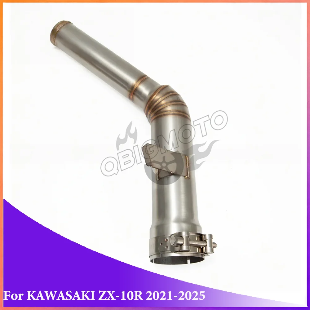 For KAWASAKI ZX-10R 2021-2025 Exhaust Middle Link Pipe Connection Line Muffler Pipe ZX10R ZX 10R 2025 2024 2023 2022 2021
For KAWASAKI ZX-10R 2021-2025 Exhaust Middle Link Pipe Connection Line Muffler Pipe ZX10R ZX 10R 2025 2024 2023 2022 2021