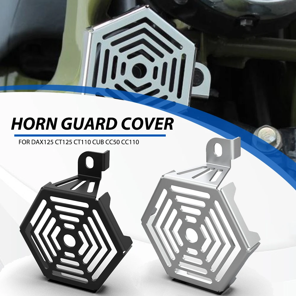Front Horn Protector Guard FOR HONDA DAX125 CT125 CT110 CUB CC50 CC110 CROSS CUB 110 Motorcycle Aluminum Horn Cover Guard
Front Horn Protector Guard FOR HONDA DAX125 CT125 CT110 CUB CC50 CC110 CROSS CUB 110 Motorcycle Aluminum Horn Cover Guard