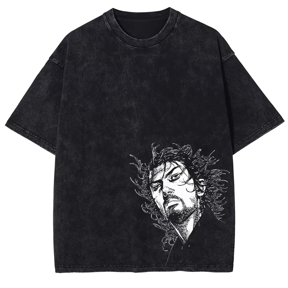 Men Washed White T Shirt Anime Graphic Print Tshirt Harajuku Streetwear Short Sleeves T-Shirt Summer Cotton Top
Men Washed White T Shirt Anime Graphic Print Tshirt Harajuku Streetwear Short Sleeves T-Shirt Summer Cotton Top